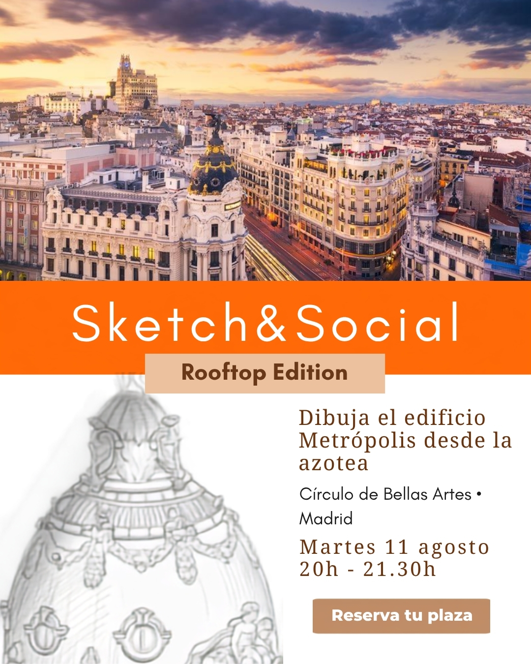 Sketch&Social-Rooftop Edition-Circulo Bellas Artes