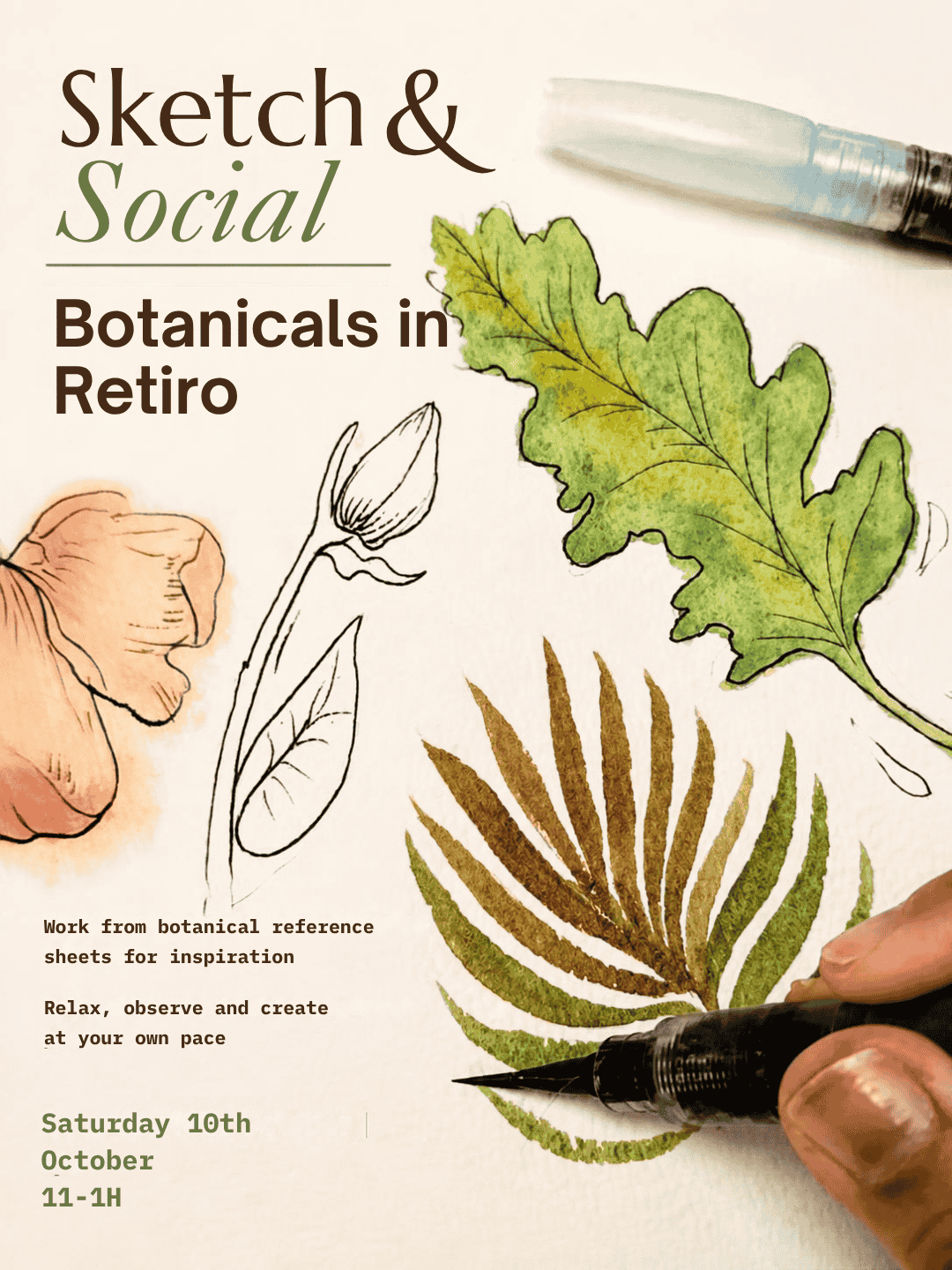 Sketch&Social- Botanicals in Retiro